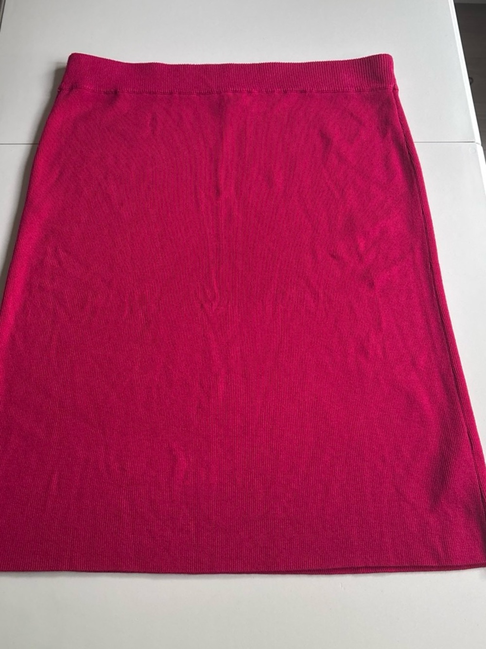 Banana Republic Factory Hot Pink Knit Pencil Skirt